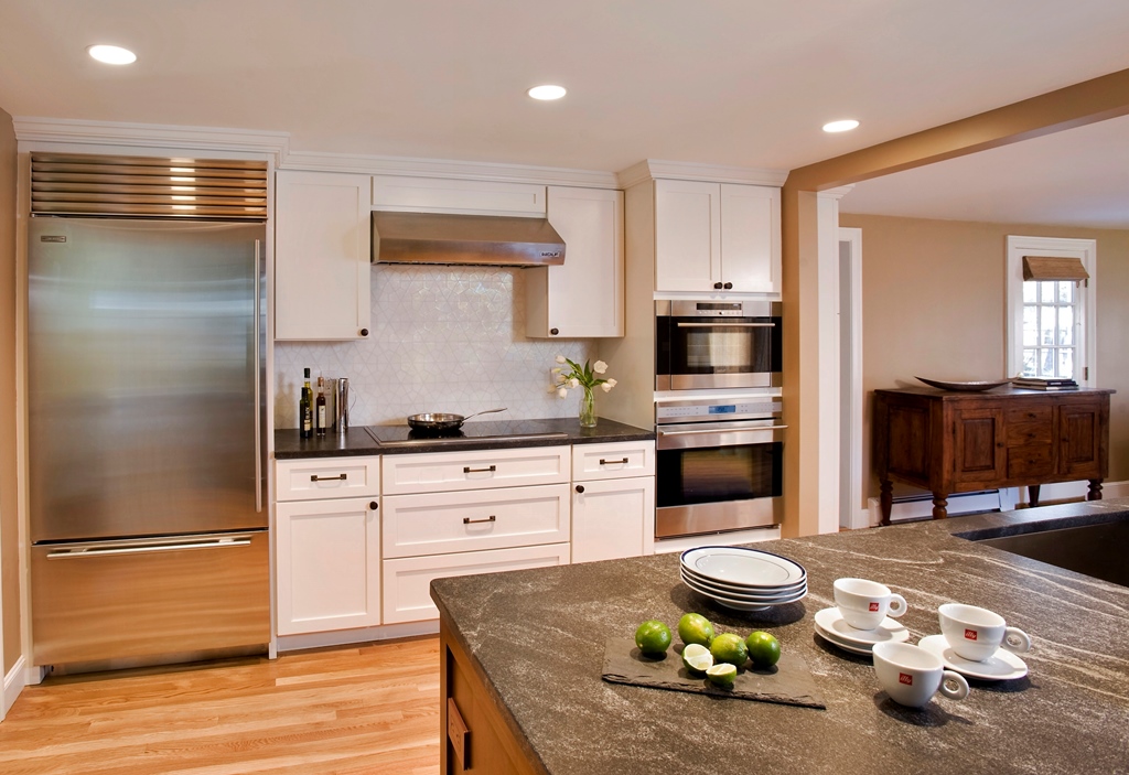 kitchen design with induction cooktop