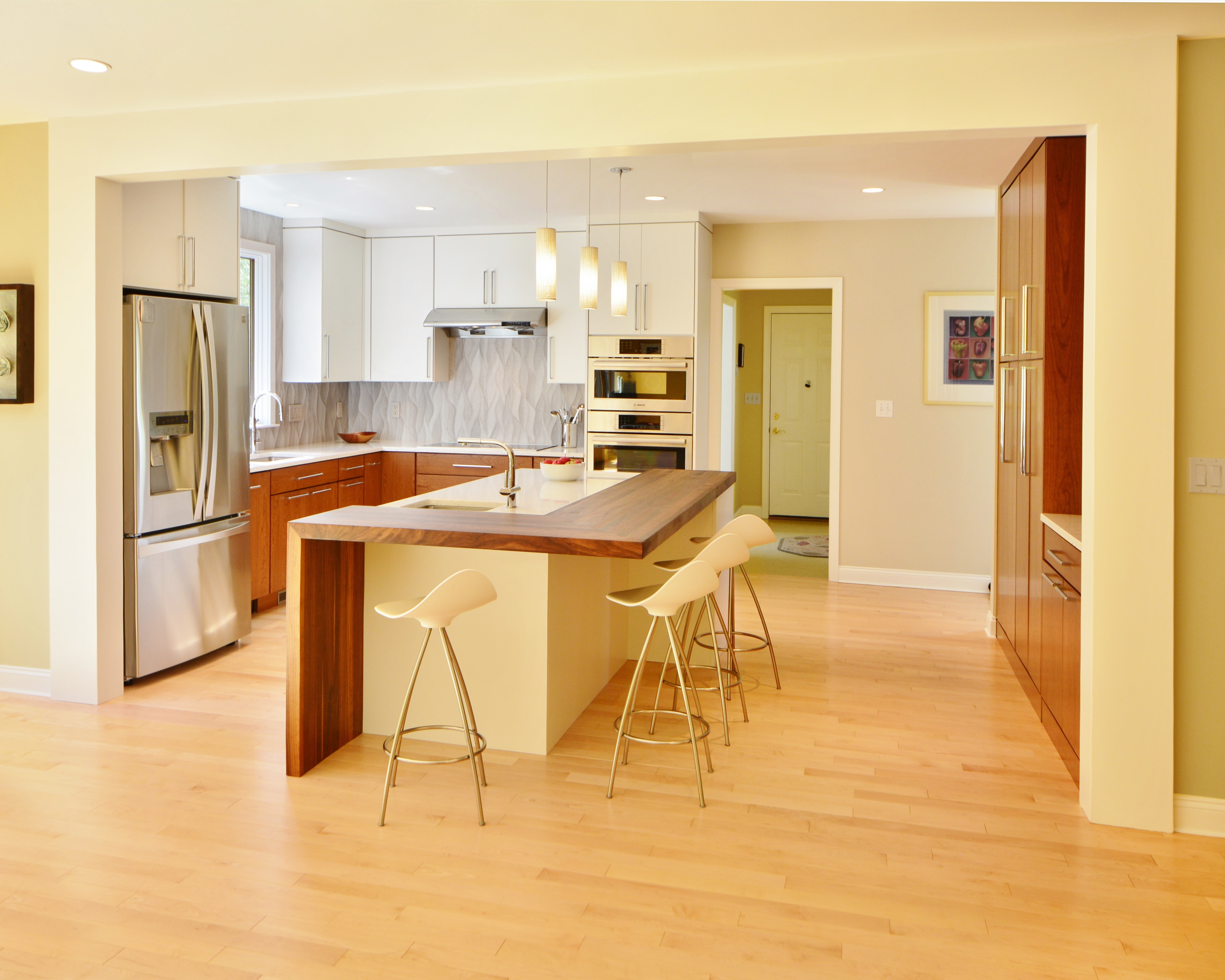 Cool Modern Kitchen Remodel in Holliston